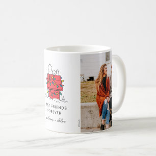 Caneca De Café Cachorro de Natal do Snoopy   Melhores Amigos - Fo
