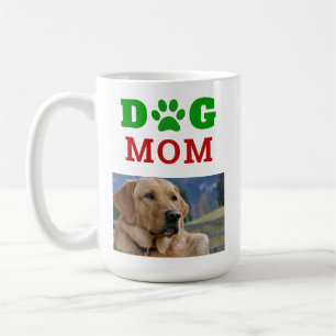 Caneca De Café Cachorro de Natal Mãe Pata Imprimir Foto em Floco 