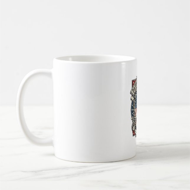Caneca De Café Cachorro de Resgate Patriota (Esquerda)