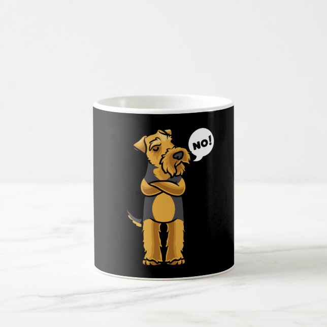 Caneca De Café Cachorro de Terrier Welsh Terrier (Centro)
