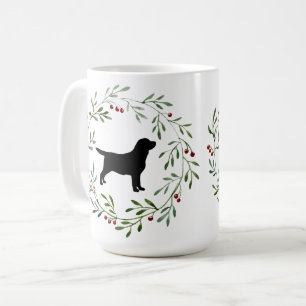 Caneca De Café Cachorro de varejista egípico Black Labrador Chri