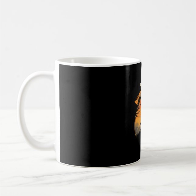 Caneca De Café Cachorro Dia das Bruxas Luar (Esquerda)