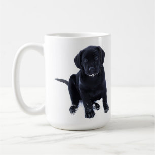 Caneca De Café Cachorro do Retriever Labrador Preto