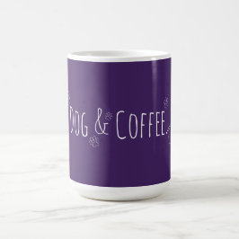 Caneca De Café Cachorro e Café