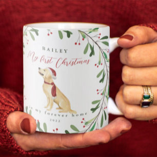 Caneca De Café Cachorro é minha primeira foto e nome de Natal