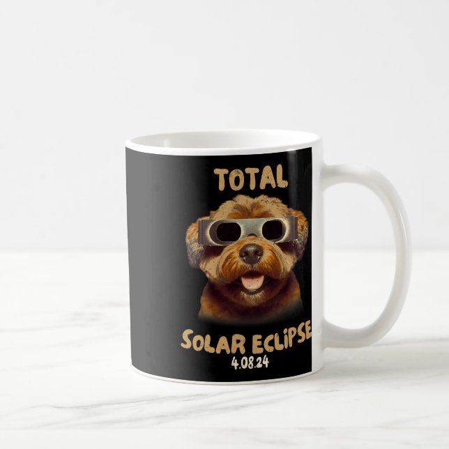 Caneca De Café Cachorro Eclipse Vestindo Gamas Eclipse Solares (Direita)