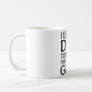 Caneca De Café Cachorro em Casa" – Citação Divertida para Amantes