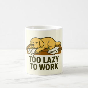 Caneca De Café Cachorro engraçado