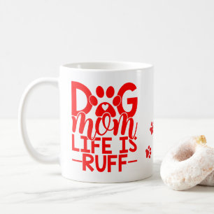 Caneca De Café Cachorro Engraçado  A Mamãe é Bruta   Amantes de C