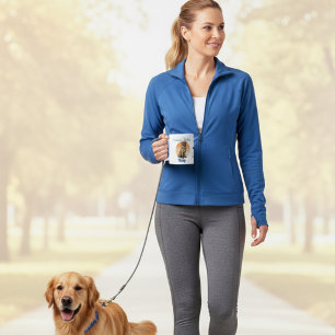 Caneca De Café Cachorro Engraçado Caminhando Óculos Solares Amigo