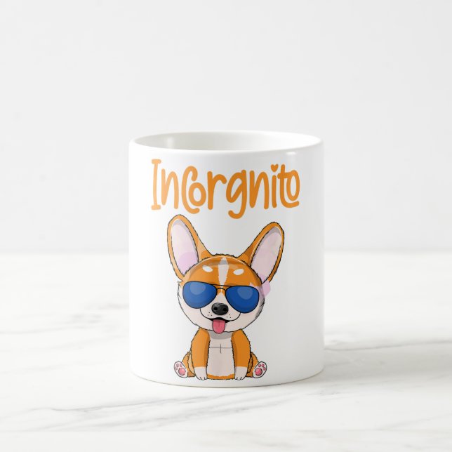 Caneca De Café Cachorro Engraçado Cotação Corgi (Centro)