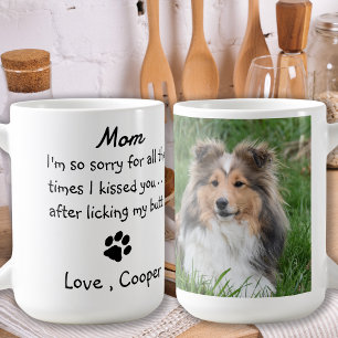 Caneca De Café Cachorro Engraçado Mãe Humor de Aniversário - F