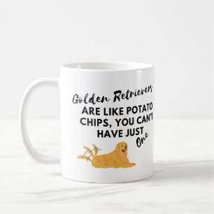 Caneca De Café Cachorro Engraçado: Ouros são como Batatas