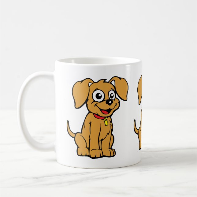 Caneca De Café Cachorro está Confuso Café (Esquerda)
