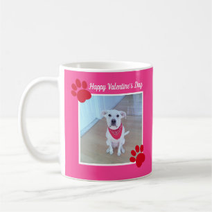Caneca De Café Cachorro Feliz Dia dos Namorados Red Paws 2 Foto