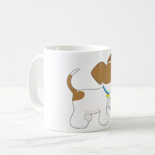 Caneca De Café Cachorro Ferido
