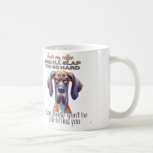 Caneca de Café Cachorro Feroz – Divertido "Toque M