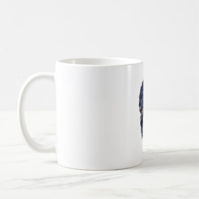 Caneca De Café Cachorro Floresta Encantada Lua Cristal_1 (Esquerda)