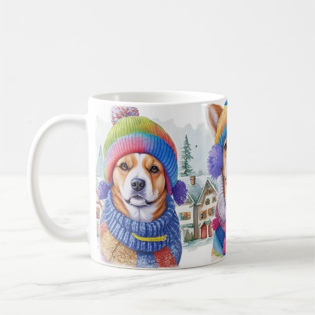Caneca De Café Cachorro fofo (Esquerda)