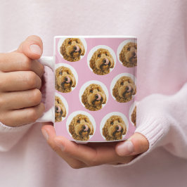 Caneca De Café Cachorro Fotográfico Personalizado | Presente pers