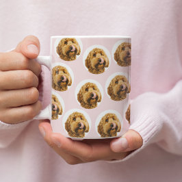 Caneca De Café Cachorro Fotográfico Personalizado | Presente pers