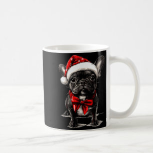 Caneca De Café Cachorro francês fofo Bulldog francês Natal Alegre