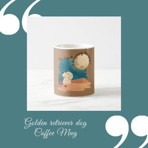 Caneca De Café cachorro golden retriever café