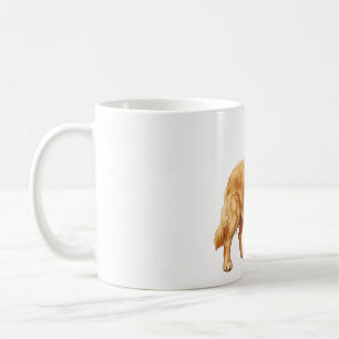 Caneca De Café Cachorro Golden Retriever Fofo