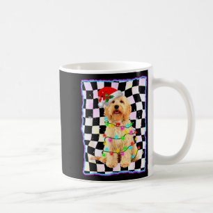 Caneca De Café Cachorro Goldendoodle Árvore Natal Pet Cães Presen