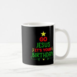 Caneca De Café "Cachorro" "Jesus, é o seu aniversário Fu"