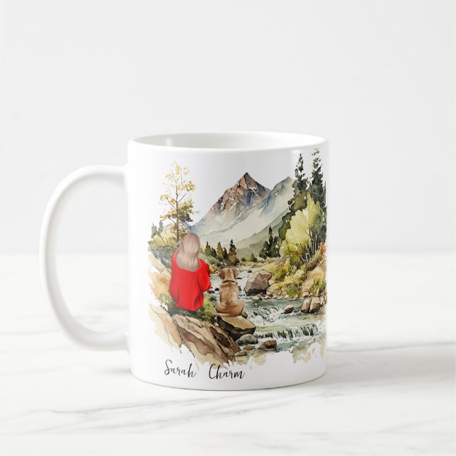 Caneca De Café Cachorro Mãe (Esquerda)