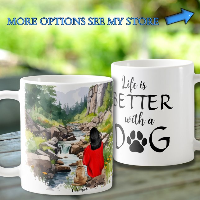 Caneca De Café Cachorro Mãe (Criador carregado)