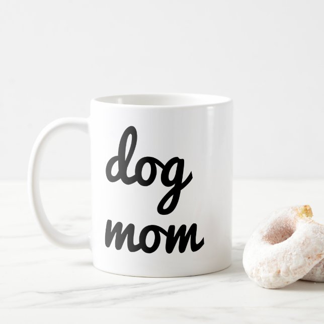 Caneca De Café Cachorro Mãe Mug | Cães Mãe Coffee Mug (Com Donut)