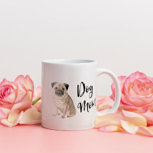 Caneca De Café Cachorro Mãe Pug