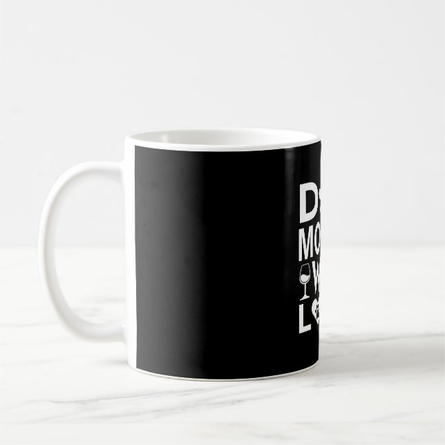 Caneca De Café Cachorro Mãe Vinho (Esquerda)