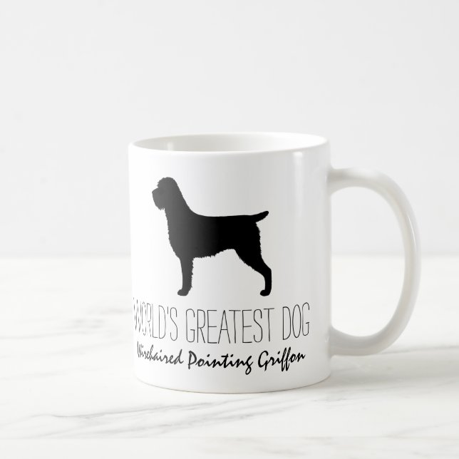 Caneca De Café Cachorro Maior do Mundo Apontando Griffon (Direita)