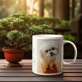 Caneca De Café Cachorro Malshi Com Cachorro De Café