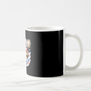 Caneca De Café Cachorro maltês engraçado vermelho branco e woof p