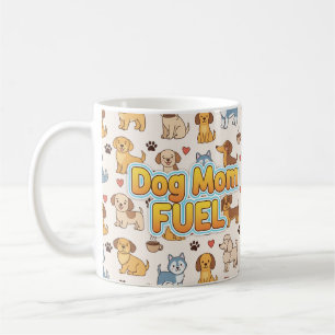 Caneca De Café Cachorro Mama Combustível - Muja de Café Cachorro 