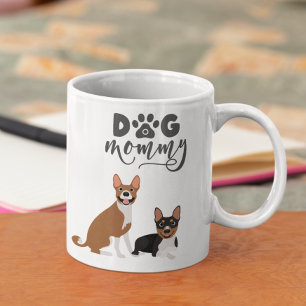 Caneca De Café Cachorro Mamãe Basenji Hounds Cute