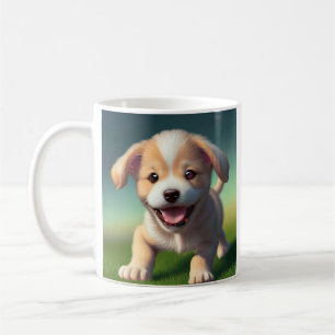 Caneca De Café Cachorro-marrom personalizado