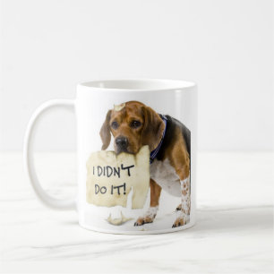 Caneca De Café Cachorro Mau Engraçado Na Casa Dos Cães - Xícar