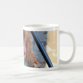 Caneca De Café Cachorro Molhado com uma Banana