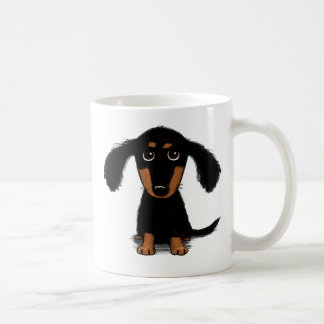 Caneca De Café Cachorro Negro e Cachorro Pupado de Longa Distânci