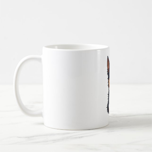 Caneca De Café Cachorro Para Amantes de Animais de Estimação (Esquerda)