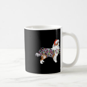 Caneca De Café Cachorro-pastor australiano Luz de Natal