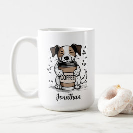 Caneca De Café Cachorro Personalizado