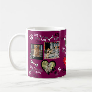 Caneca De Café Cachorro Personalizado, Foto Personalizada De Cach