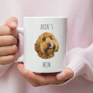 Caneca De Café Cachorro Personalizado, Mãe Fotografia Presente
