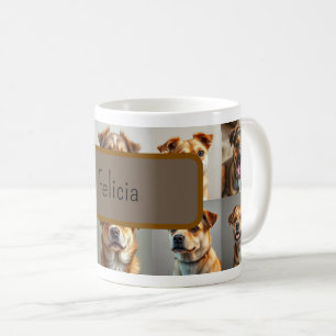 Caneca De Café Cachorro Personalizável